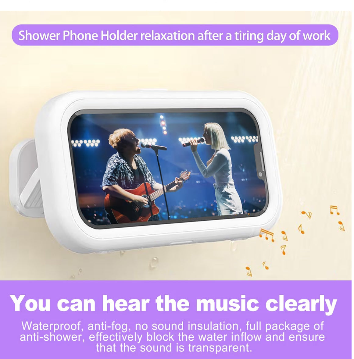 Premium Shower Phone Holder™